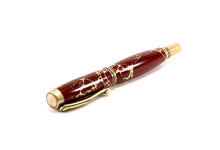 Gold and Maroon Pen