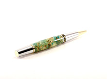 Premium Wooden Writer's Pen, Green Box Elder Burl (484)