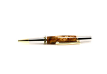 Premium Wooden Writer's Pen, Brown Box Elder Burl (488)