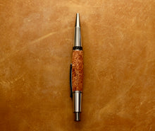 Premium Ballpoint Click Pen, Red Box Elder Burl (492)