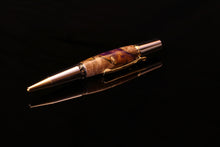 Premium Ballpoint Click Pen, Purple & Gold Hybrid (452)