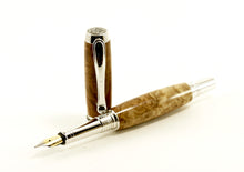 Collector Fountain Pen, Golden Amboyna Burl (551)