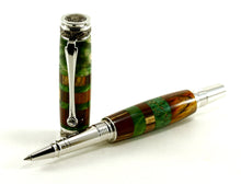 Collector Rollerball Pen, Green and Orange Segments (573)