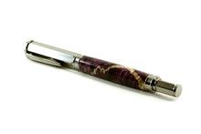 Magnetic Rollerball Pen, Purple Box Elder Burl (579)