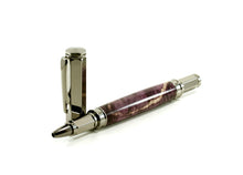 Magnetic Rollerball Pen, Purple Box Elder Burl (579)