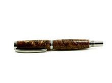 Comfort Fountain AND Rollerball Pen, Brown Box Elder Burl (581)