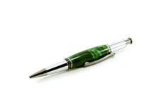 Premium Ballpoint Click Pen, Green Box Elder Burl (585)