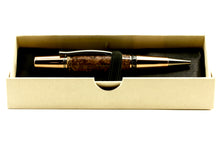 Premium Wooden Writer's Pen, Brown Box Elder Burl (587)