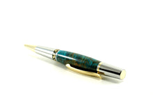 Premium Wooden Writer's Pen, Turquoise Maple Burl (590)