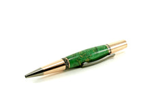 Premium Wooden Writer's Pen, Green Box Elder Burl (604)