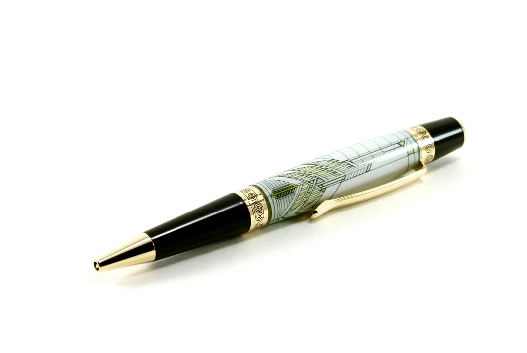 Premium Writer's Pen, Frank Lloyd Wright's Autumn Wheat (611)