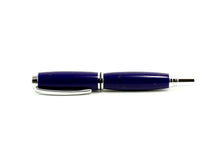 Comfort Rollerball Pen, "Navy Gold" Polished Stone (676)