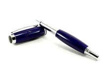 Comfort Rollerball Pen, "Navy Gold" Polished Stone (676)