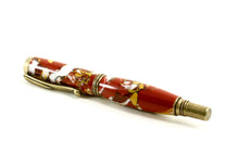 Executive Rollerball Pen, "Fire Granite" Polished Stone (677)