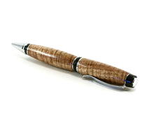 Silver Cigar Pen, Curly Tasmanian Blackwood (690)